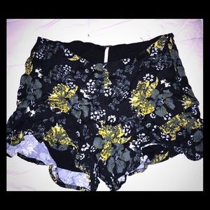 Free people flower shorts